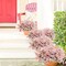 72 Bundles Artificial Flowers for Outdoors UV Resistant Fake Silk Flowers No Fade Greenery Shrubs Plants for Outside Planter Home Garden Porch Window Box Spring Summer Décor (Pink)